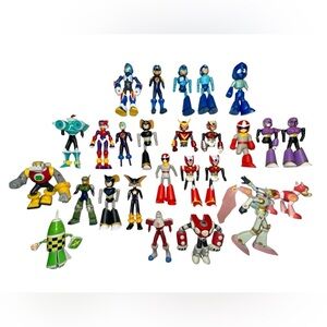 Lot of 25 Vintage Mega Man Figures